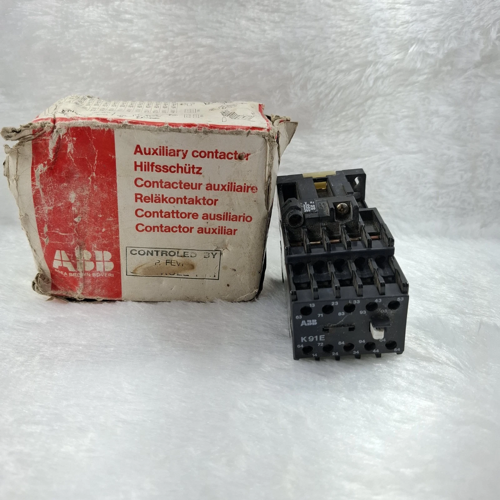 ABB K91E Auxiliary Contactor 16A 690V~